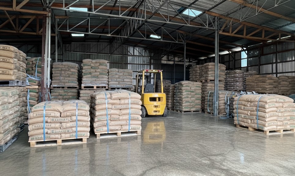 ปูนซีเมนต์และบล็อก